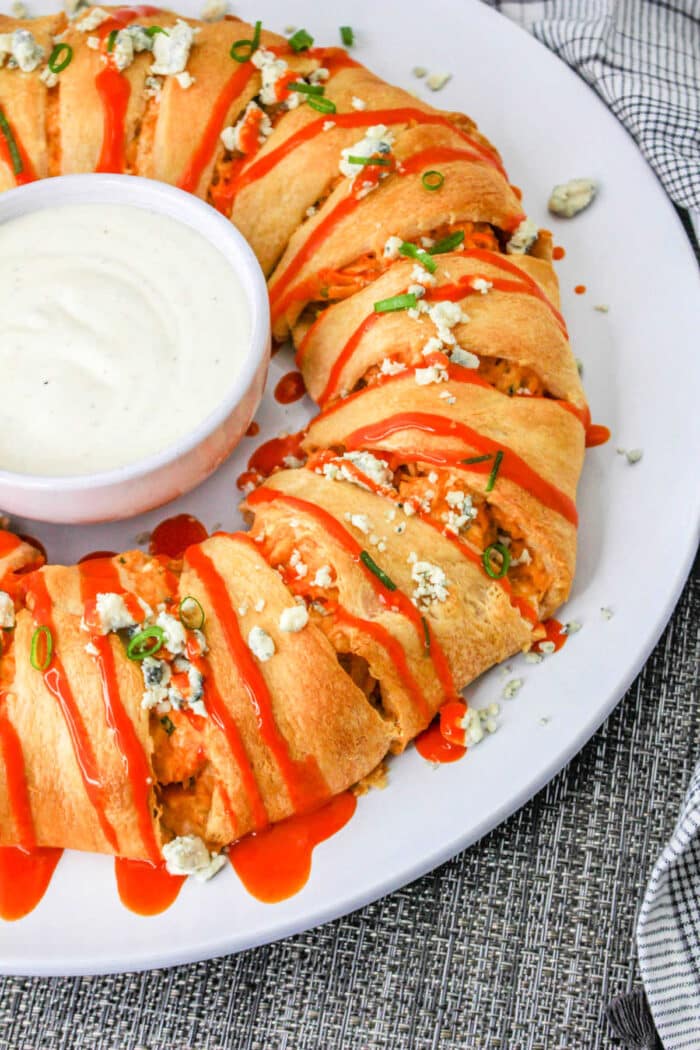 Crescent Roll Taco Ring