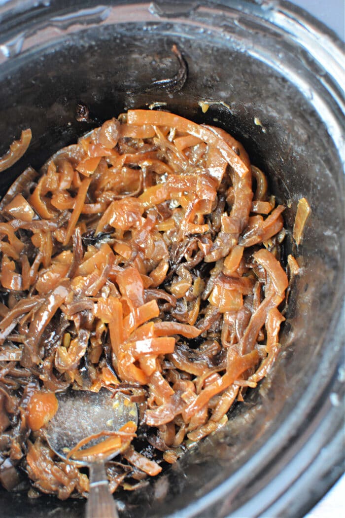 Crockpot Caramelized Onions