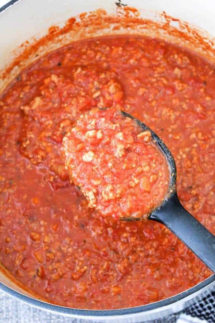 Ground Turkey Spaghetti Sauce