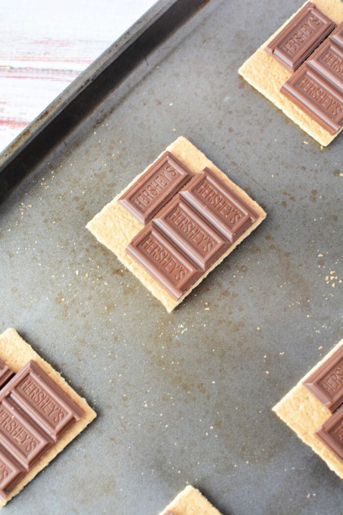 Making Smores in the Oven