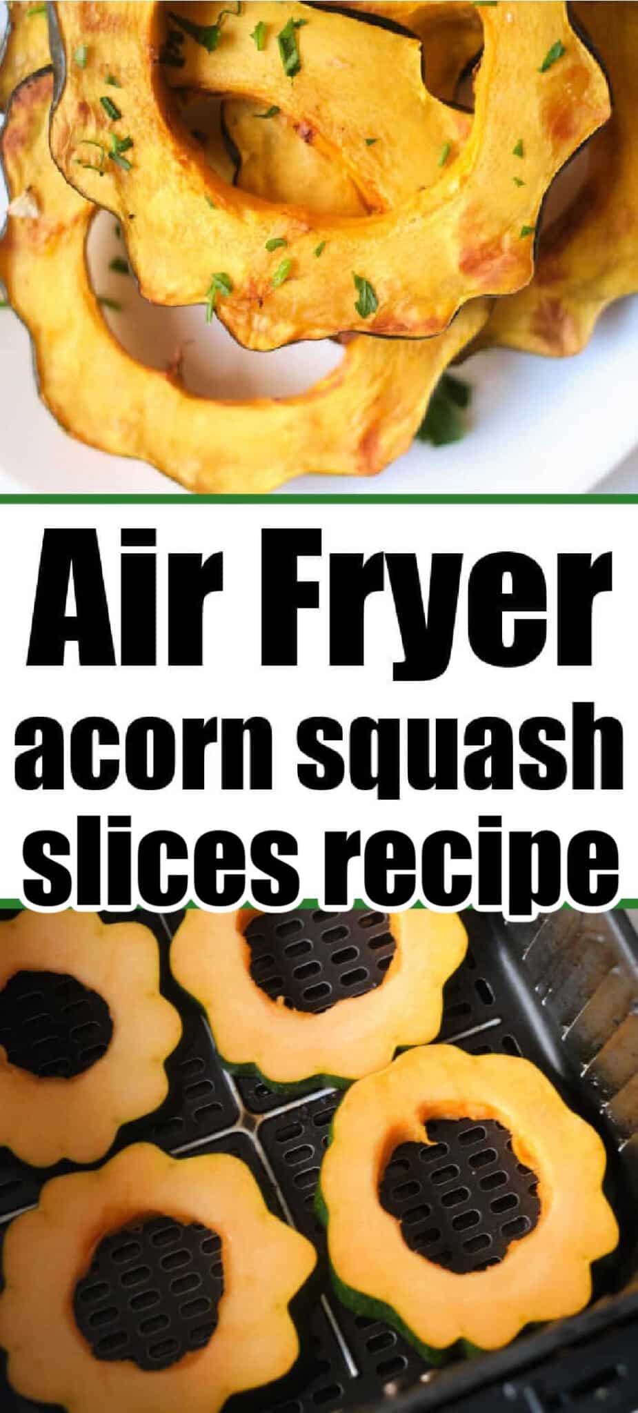 Air Fryer Acorn Squash Slices Ninja Foodi Acorn Squash