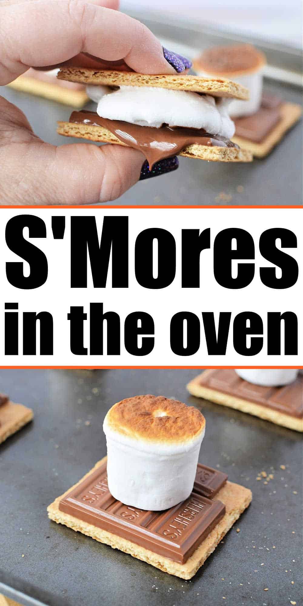 SMores in the Oven Making S'Mores in the Oven on a Sheet Pan
