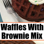 waffles with brownie mix