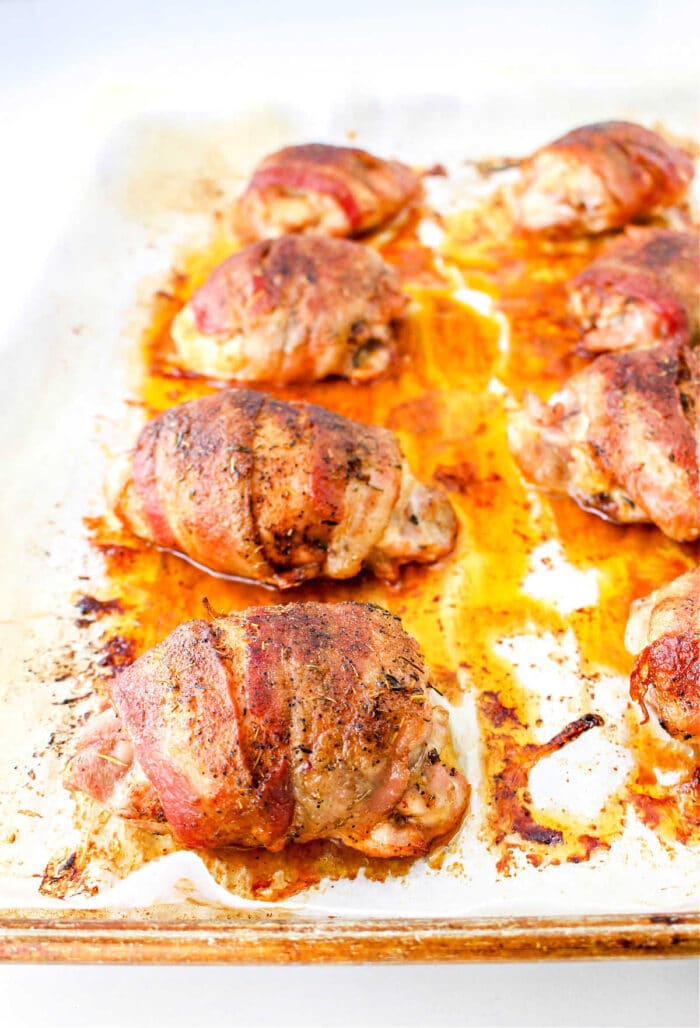 Bacon Wrapped Chicken in the Oven