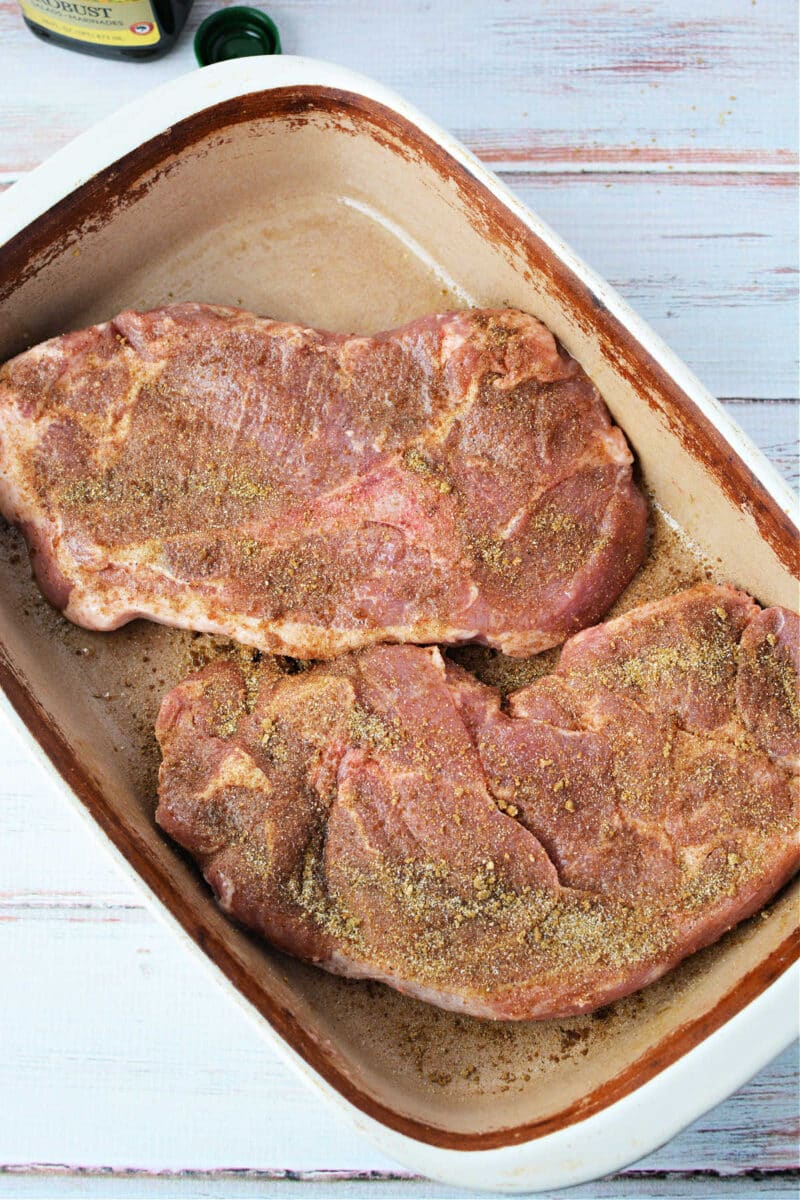 Pork Steaks in the Oven How to Cook Pork Steak with Dry Rub