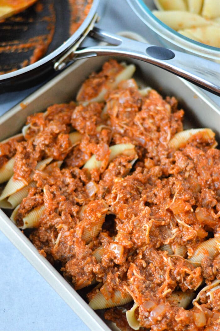 Best Stuffed Shells with Meat Recipe