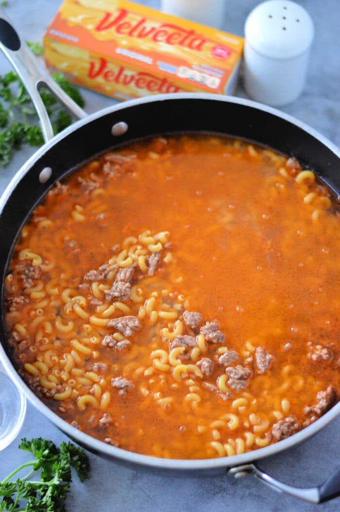 Cheesy Hamburger Helper