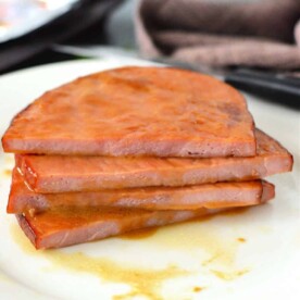 Ham Steak in Oven