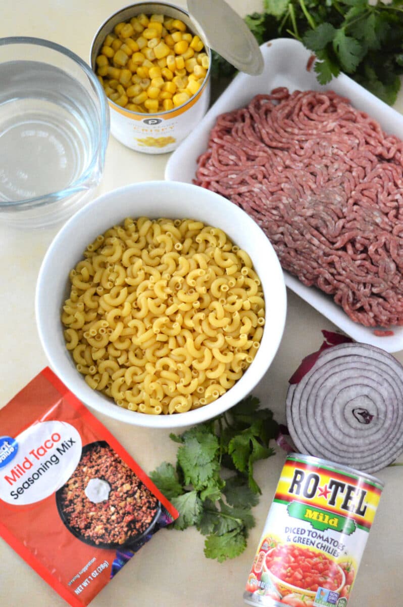 Homemade Taco Hamburger Helper - Skillet Cheeseburger Helper