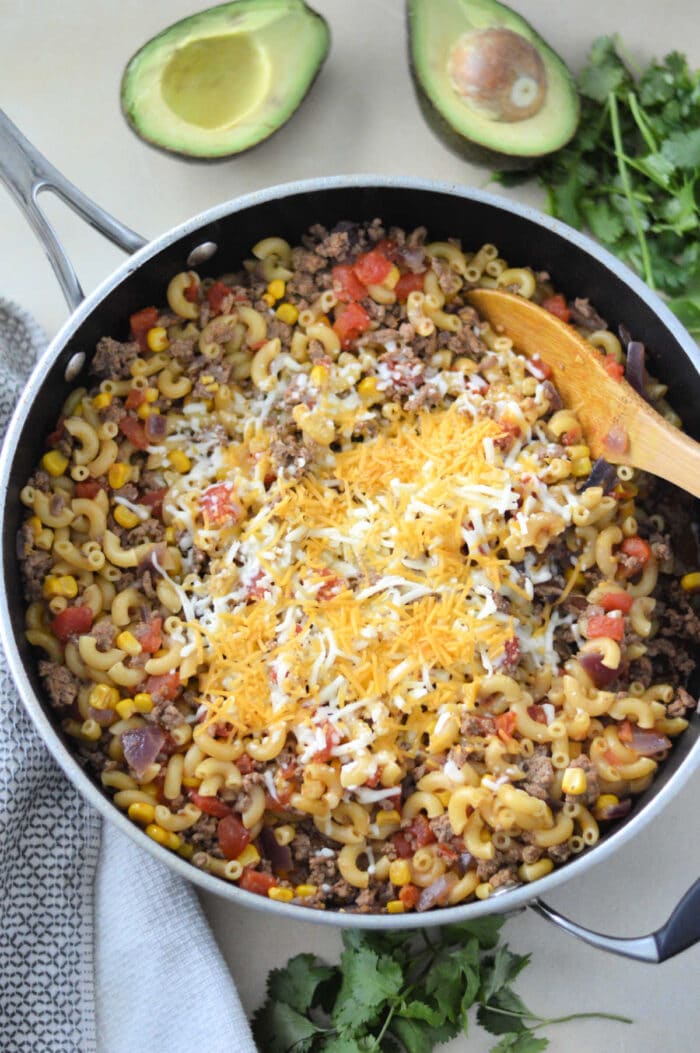 Hamburger Helper with Taco Seasoning