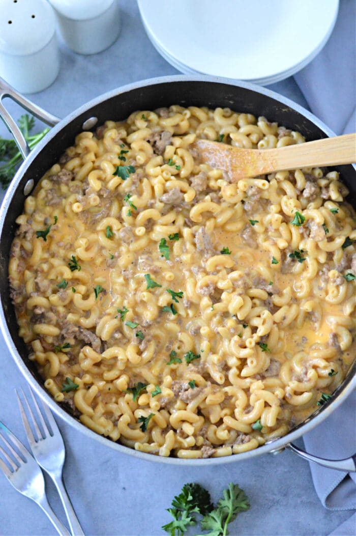 Homemade Hamburger Helper with Velveeta