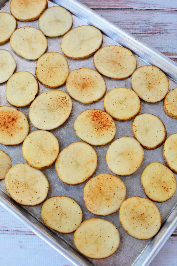 Potato Slices in Oven