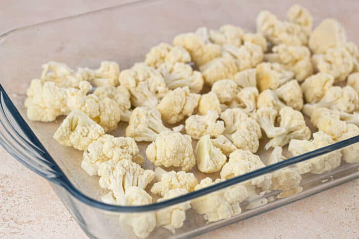 Roasted Cauliflower in oven