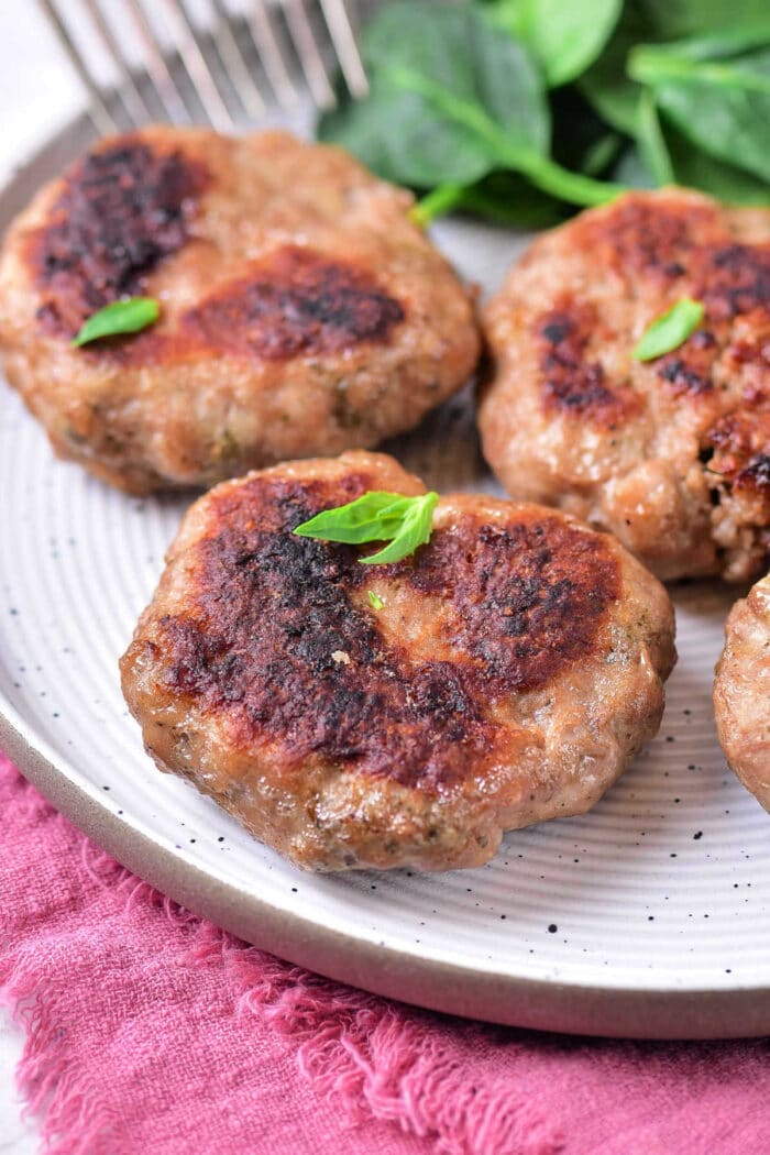 Sausage Patties in Oven