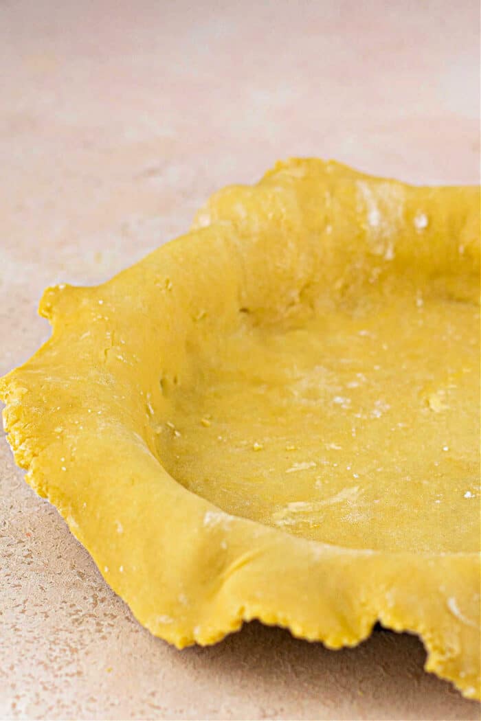 Shortbread Pie Crust for Apple Pie