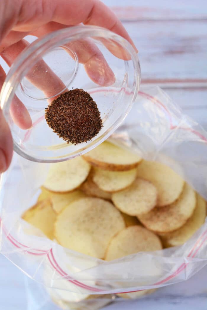 Sweet Potato Slices in Oven