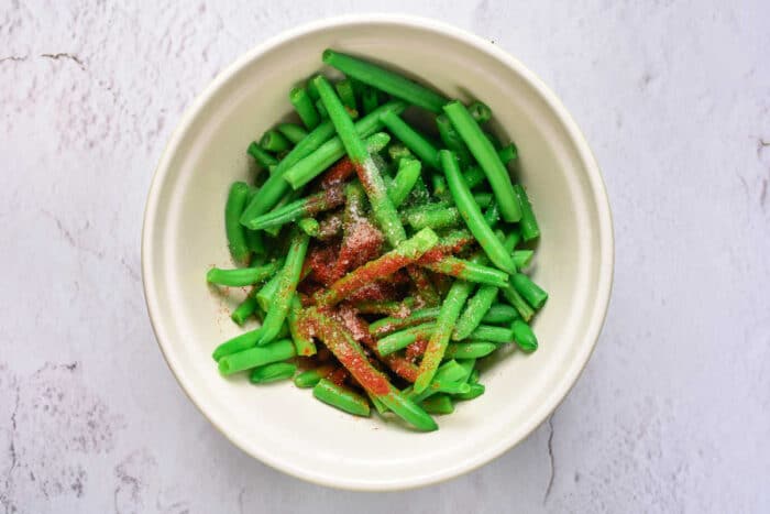 green beans with bacon