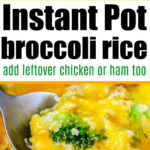 Instant Pot chicken broccoli rice, featuring tender chicken, crisp broccoli, and fluffy rice in one pot.