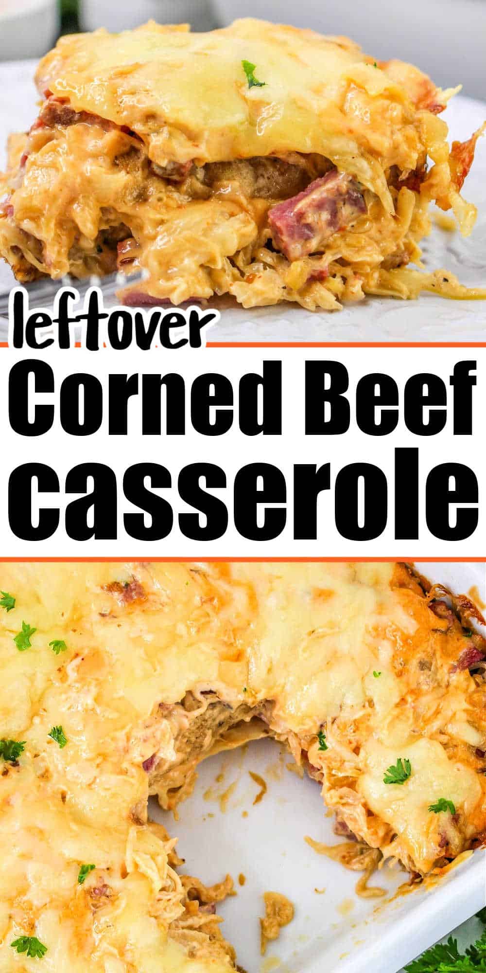 Corned Beef Casserole with Noodles Easy Reuben Bake
