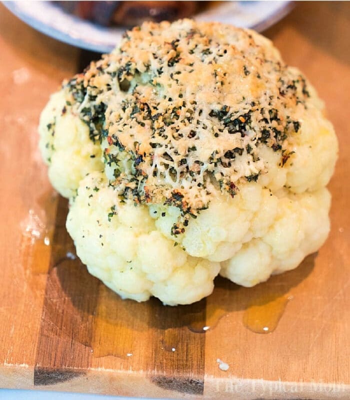 whole roasted cauliflower