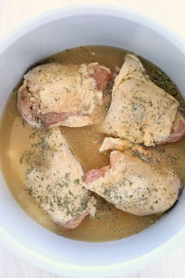 Frozen Chicken and Rice Pressure Cooker