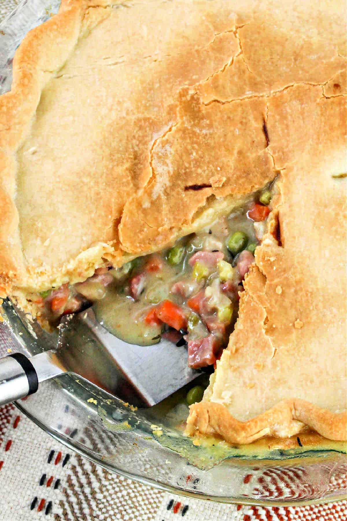 Leftover Ham Pot Pie Recipe - Refrigerated Double Crust Ham Pie