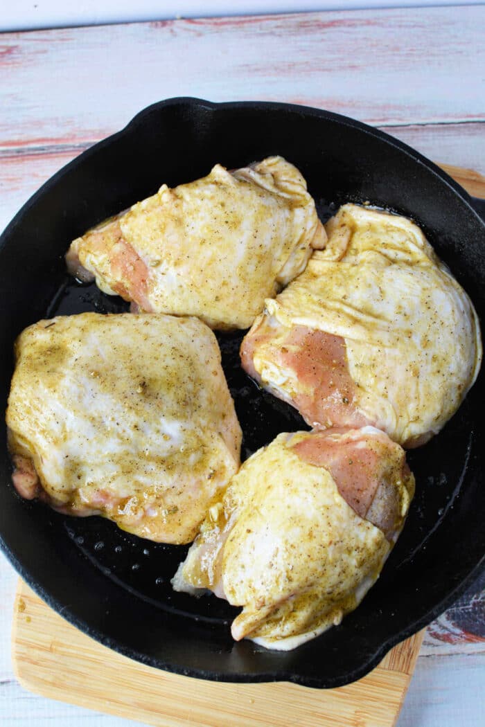 Oven Baked Bone-in Chicken Thighs