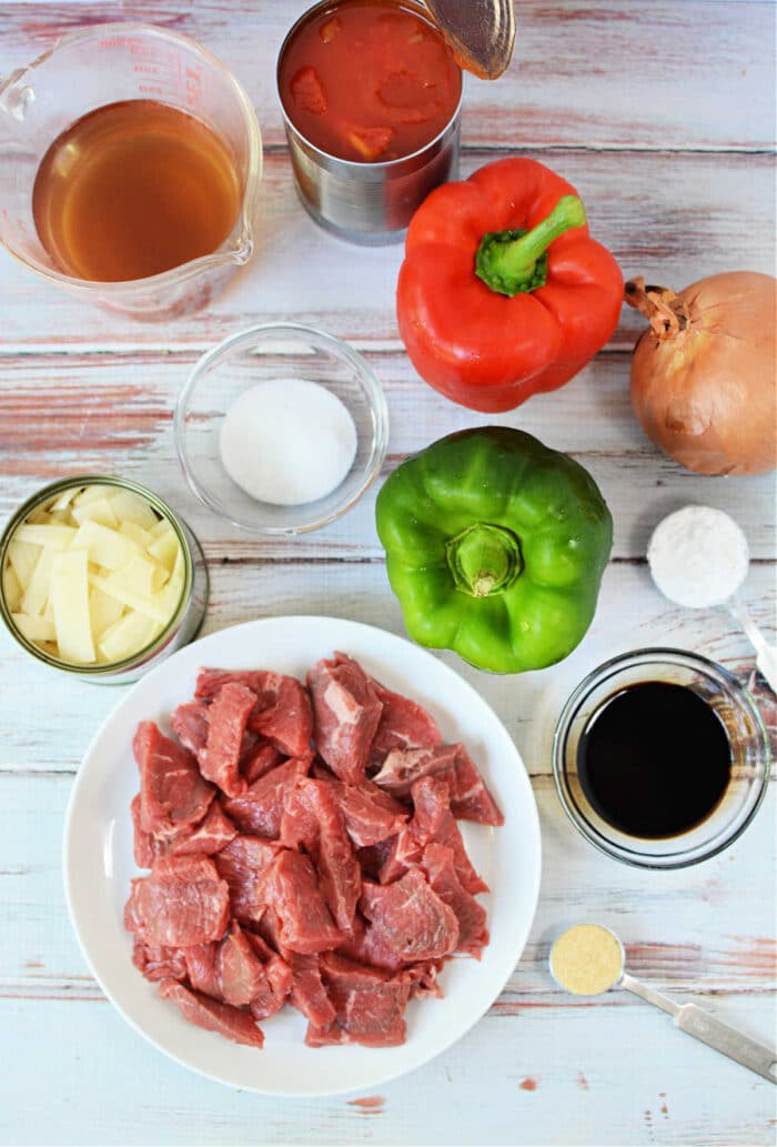 Pepper Steak Ingredients