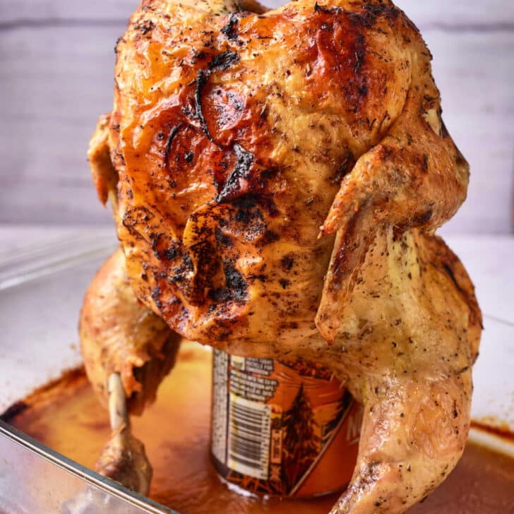 Beer Can Chicken in Oven (at 350)
