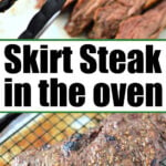 skirt steak in the oven