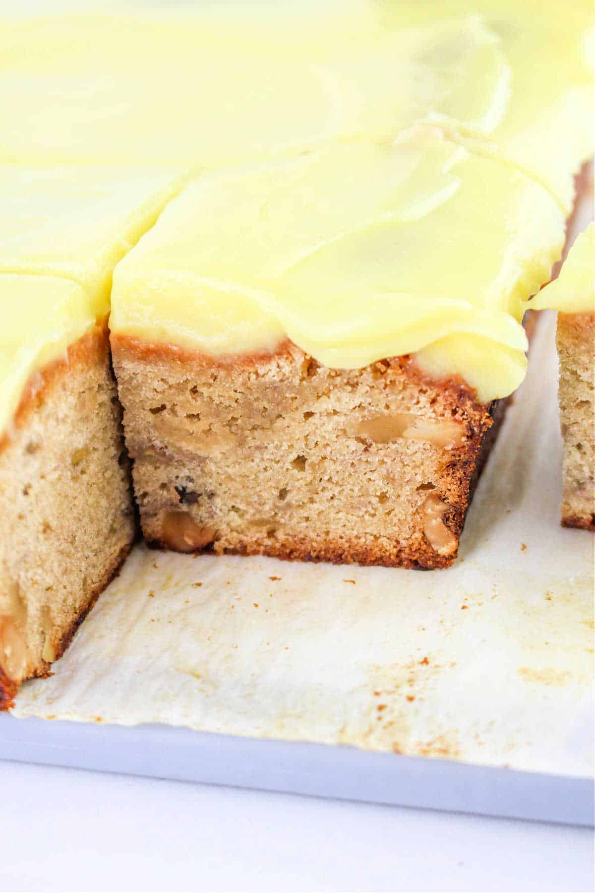 Banana Cream Cake with Pudding Single Layer Banana Cake