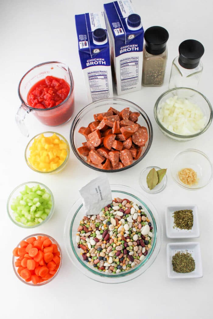 dried beans in slow cooker