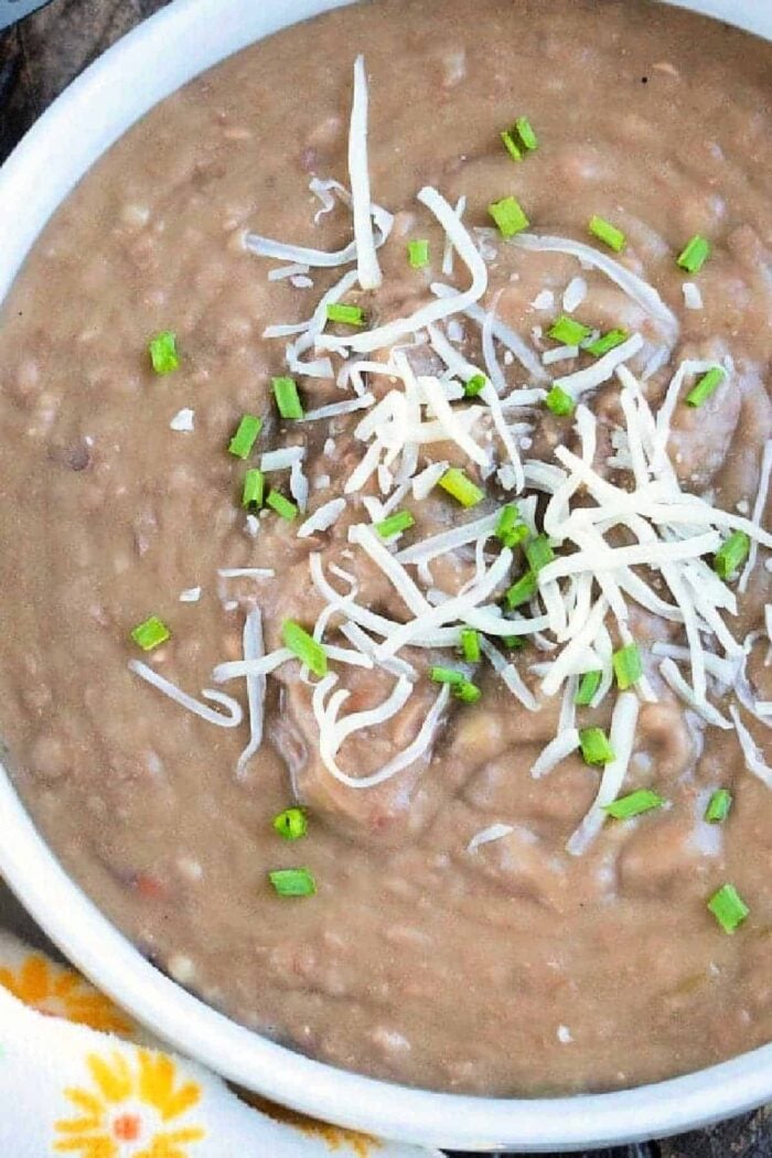 how to make canned refried beans better