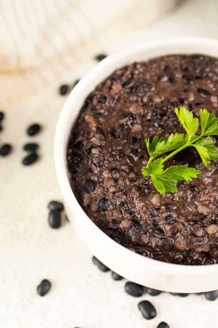 how to reheat refried beans