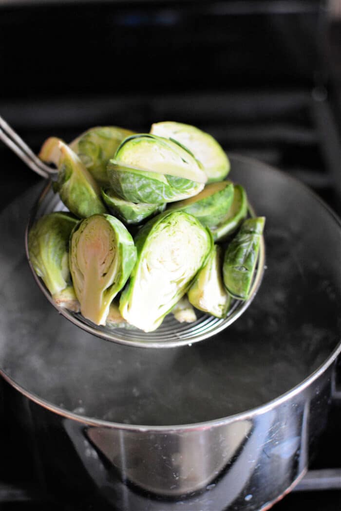 Blanching Brussel Sprouts