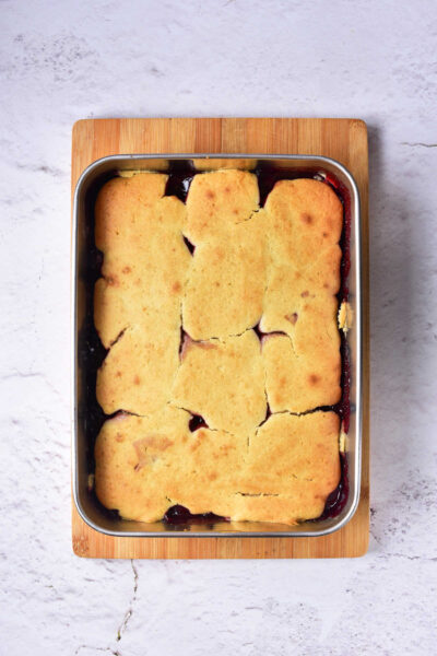 Easy Cherry Cobbler with Canned Cherries