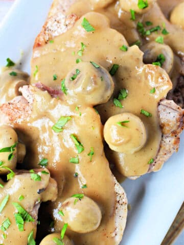 Pork Chops with Mushroom Gravy