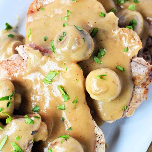 Pork Chops with Mushroom Gravy