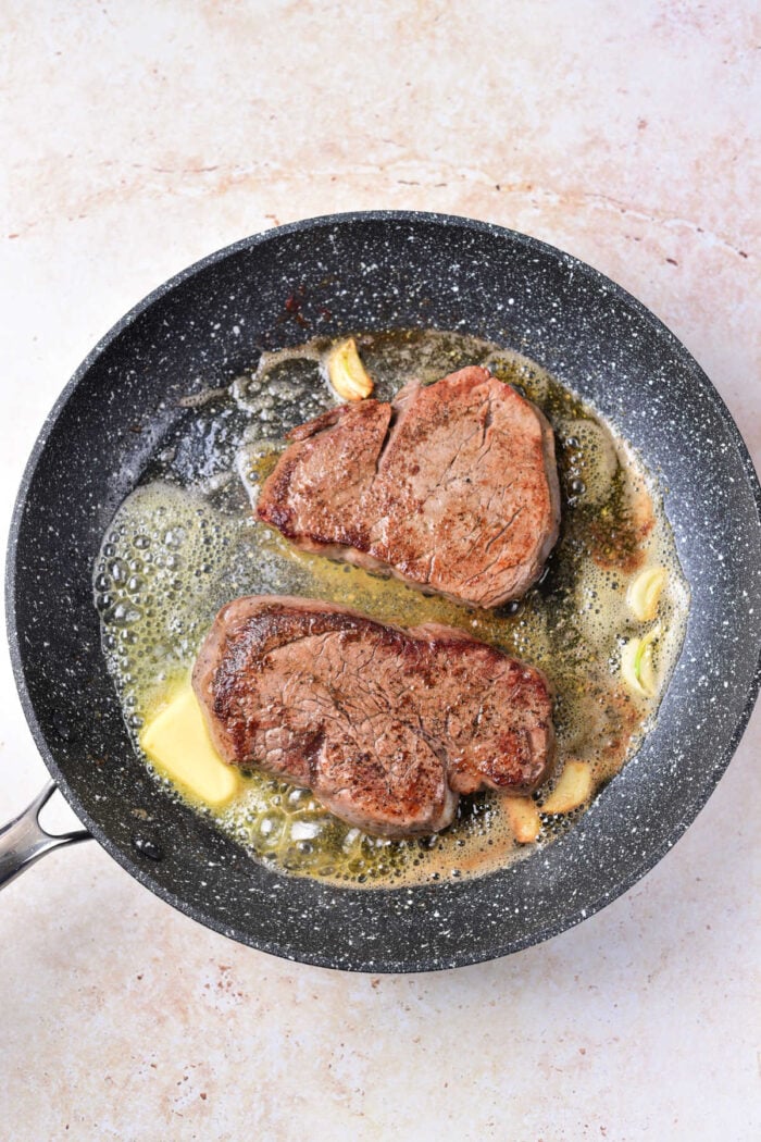 Steak Medallions in the Pan