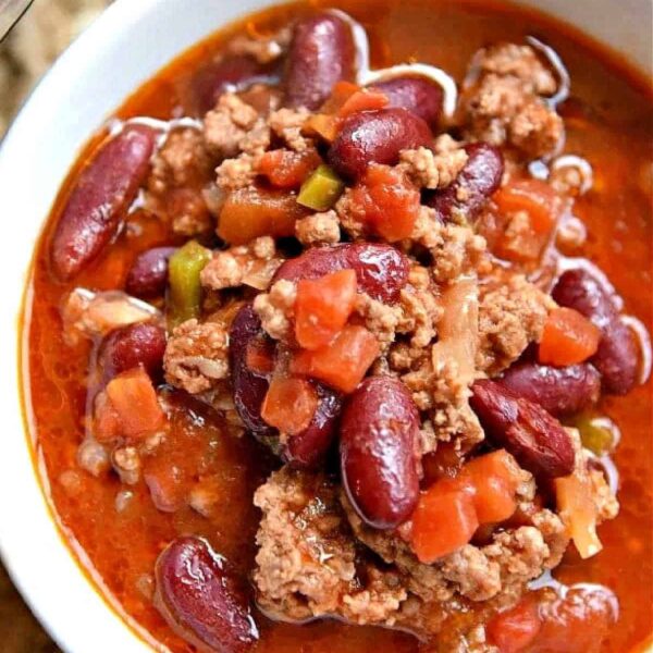 chili with dry beans