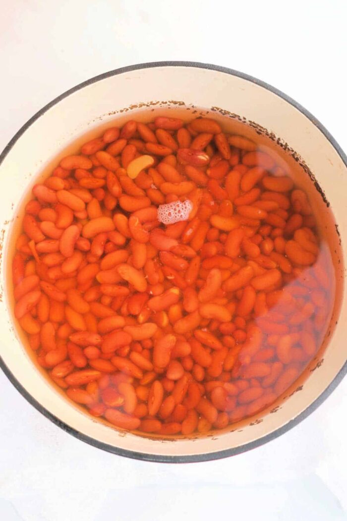 how long to soak dry beans to make chili