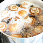 Step-by-step guide to boiling mushrooms for cooking or recipes.