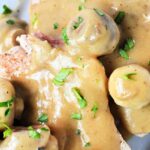 pork chops in mushroom gravy