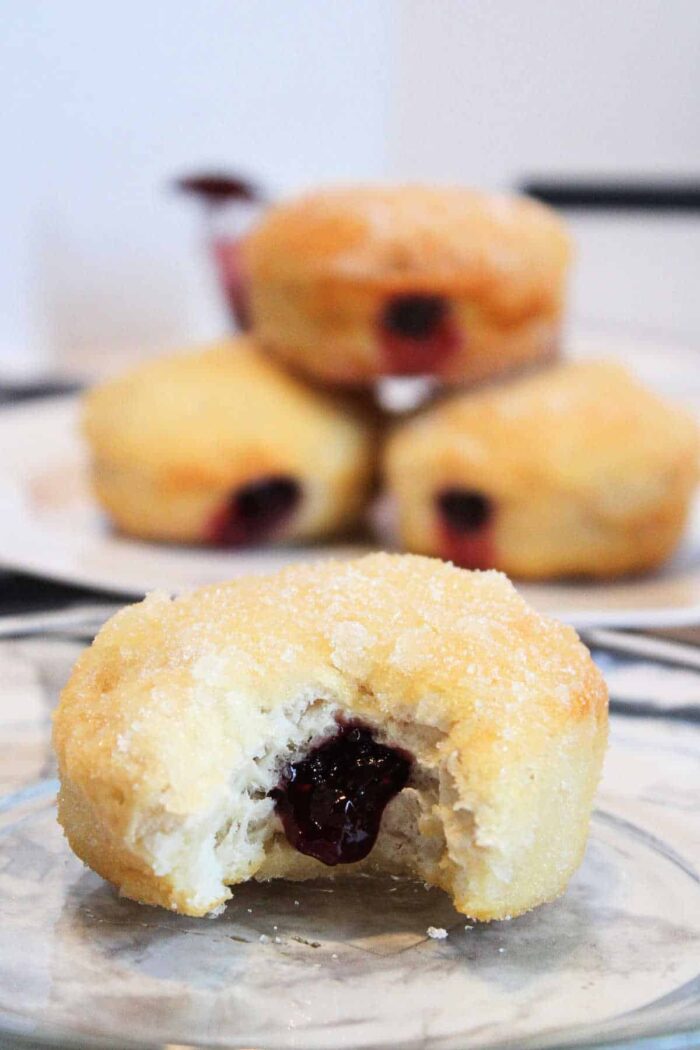 Air Fryer Jelly Filled Donuts