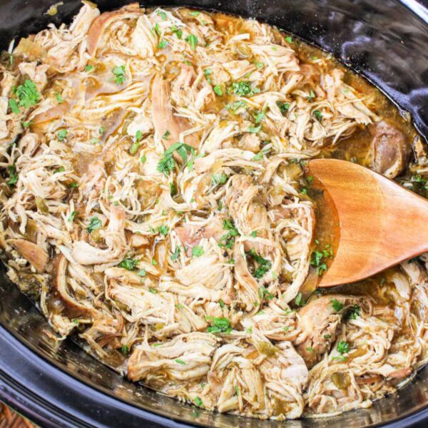 Crockpot Green Chili Chicken