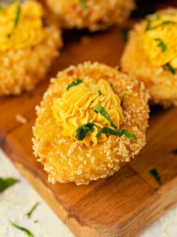 Deep Fried Deviled Eggs