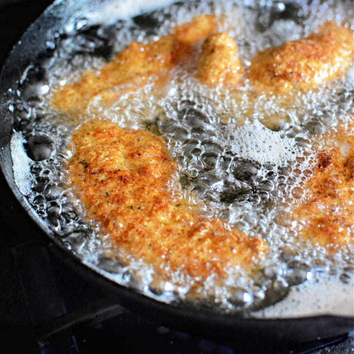 How to Fry Chicken Tenders without Eggs, with Flour, Breadcrumbs