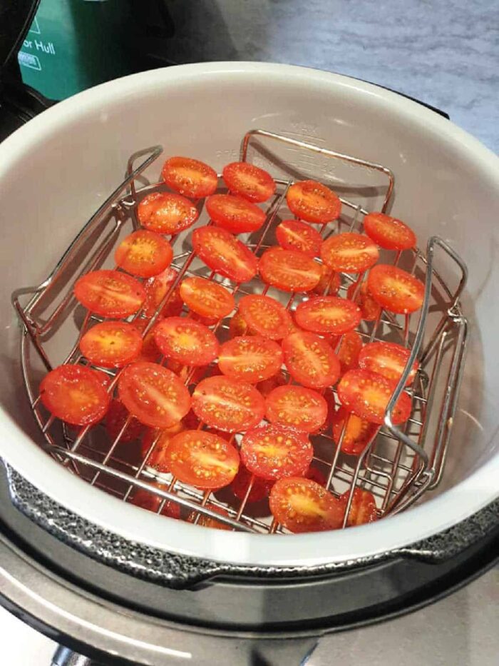 Roasted Ninja Foodi Cherry Tomatoes