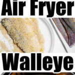Discover how to cook walleye as a breaded fillet, air fried until golden brown and crispy in an air fryer basket.