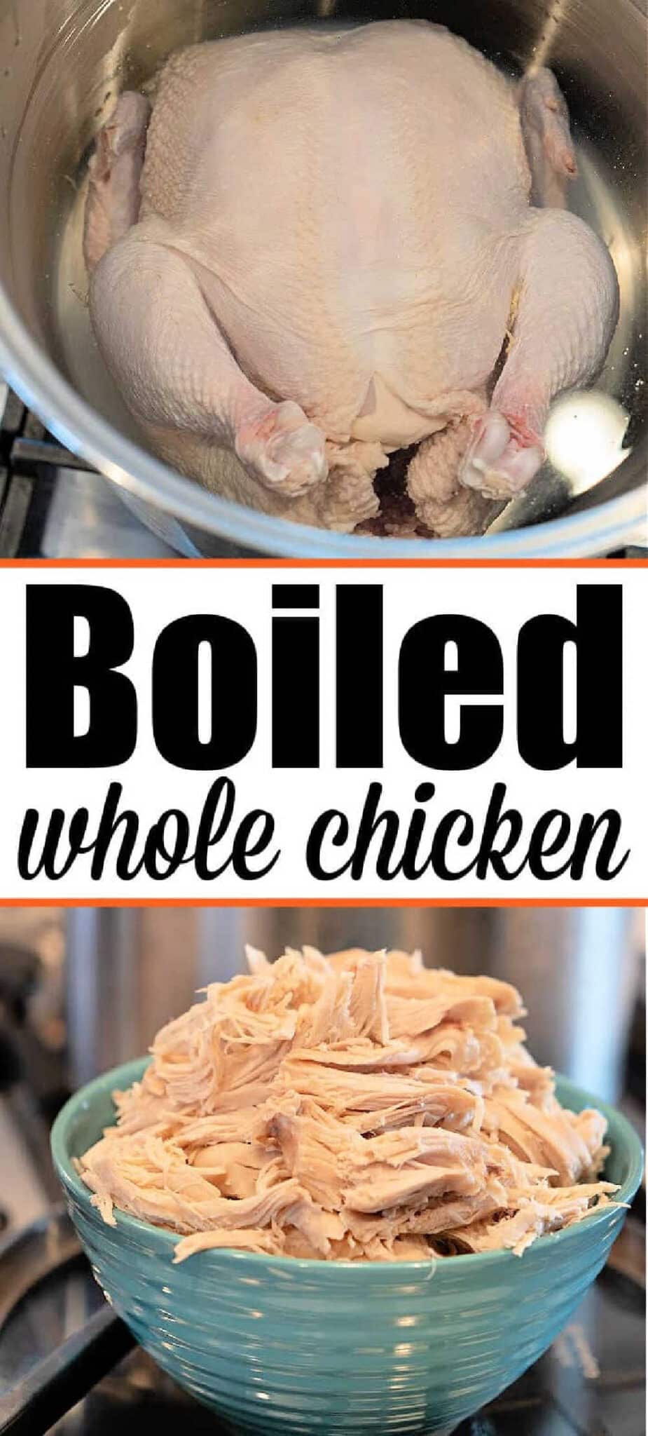 How Long to Boil a Whole Chicken Boiled Whole Frozen Chicken